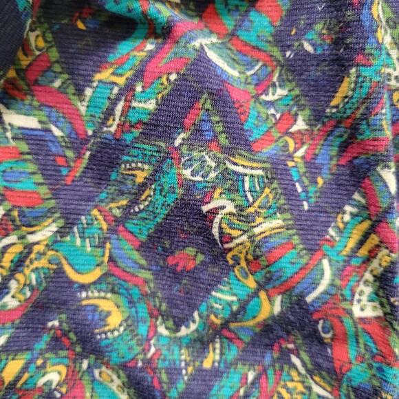 Lularoe Madison Box Pleats w/ Pockets Geometric Paisley Skirt Women Sz XL - Picture 3 of 7